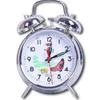 The latest table clocks, classic retro manual winder, mechanical gear, super large ringtone, metal horseshoe alarm clock