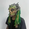 Inne impreza zaopatrzenia w Forest Green Spirit Mask Tree Old Man Scary Horror Zombie Spioky Ghost Creepy Demon Masque 235U