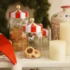 Carosello Sigillato Barattolo di Stoccaggio di Vetro Trasparente Chicco di Caffè Contenitore di Grano Set Natale a Prova di Umidità Sealedjar Alimenti Bottiglia