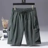 Rupshch Summer Men Sports Cargo Shortsカジュアル薄いストレッチ高品質マルチポケットパンツM-4XL 210714