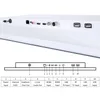 Soulaca 22 tum Smart Vit Färg LED-TV för Badrum Salong Inredning WiFi Android Dusch TV Inbäddad