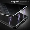 Anti Peeping Privacy Tempered Glass Magnetic Falls för Samsung Galaxy S21 S20 FE Plus Ultra S10 S8 S9 Obs 20 10 9 Cover8290171
