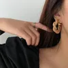 Boucles d'oreilles en cuir en métal éd.
