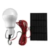 Lampe de secours portative de camping en plein air de lumière d'ampoule de puissance de panneau solaire de 15W / 20W - 15