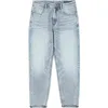 SIWMOOD automne été environnemental laser lavé jeans hommes slim fit classique denim pantalon haute qualité jean SJ170768 211206