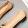 Ballerinas Klassische Schuhe Frauen Grundlegende Leder Tweed Stoff Zwei Farbe Splice Bogen Runde Schuh Mode Frauen S888