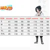 Uchiha Sasuke Cosplay Costume Anime Uzumaki Shippuden 3 세대 의류 할로윈 파티 블레이저 + 바지 + 허리 로프 + HandGuard Y0903