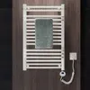 フックレールインテリジェント温度コントロール電気タオルラックバスルーム壁吊りバスケット乾燥暖房風呂R