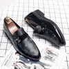 men shoes PU leather fashion dress Classic comfortable spring autumn slip on Simplicity round toe outdoors concise Casual business shoes 2021 new DP020