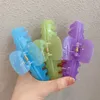 Large Size Hair Claw Clamps DIY for Makeup Bath Ponytail Clip Candy Color Hairpin Geometric Barrettes Hair Accessories