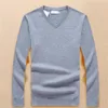 2021 new Fashion maglione con scollo a V per uomo moda manica lunga coccodrillo ricamo coppia maglioni autunno pullover allentati maglioni per uomo maglioni