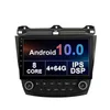 Android 10 Car DVD-radio stereo 9 tum IPS HD GPS-navigering DSP-spelare 4G + 64g för Honda Accord 7 2003-2007