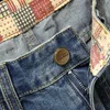 Pantaloncini di jeans strappati stile retrò da uomo Summer Street Fashion Jeans corti con foro sottile Abbigliamento di marca maschile 210713