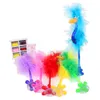 Ballpoint Pens Creative Cartoon Ostrich Animal Shape Cute Pen 0.7mm Kawaii Feather Blue Ink Office Writing Student Stationery