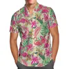 Chemises décontractées pour hommes Darts 3D Beach Hawaiian 2021 Chemise d'été à manches courtes Streetwear surdimensionné 5XL Camisa Social Chemise Hom297q
