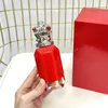 Ventes Parfum le plus récent parfum 90 ml couronne de chat bouteille rouge homme Parfums pour femmes Parfums glamour Parfums Encens odeur charmante vaporisateur livraison rapide