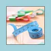 Tool Parts Tools Home & Garden Body Measuring Rer Sewing Tailor Tape Measure Soft Flat Portable Retractable Rers Supplies F9242 Drop Deliver