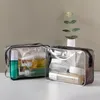 Femme maquillage organisateur sac étanche femme stockage maquillage Transparent fille maquillage sac femmes PVC sacs à cosmétiques