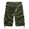 BOLUBAO Summer Fashion Straight Cargo Shorts Male Sport Casual Half Length Military Style Camouflage Men's Clothing 210629