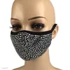 Mode Bling Diamond Beschermend Masker 18 Kleuren PM2.5 Stofdichte Gezichtsmaskers Wasbaar Herbruikbaar met Strass RRE9480