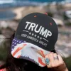 Snapbacks Trump Hat Berretto mimetico Berretti da baseball America Great Hat 2024 Presidente USA Elezione Ricamo americano Lettere Stampa sole Cappelli Hip Hop con visiera