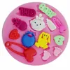 3D Silicone Baby Shower Party Fondant Mold For Cake Decorating silicone mould Fondant Cake sugar craft Moulds Tools