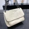 Klassieke stijl kleurrijke mode vrouwelijke lederen tassen damesschouder dame handtas vrouwen messenger bag 633151.633158.498830. Niki calfskin handtassen