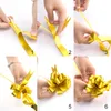 Décoration de fête 30pcs Ruban à arc à trait coloré 30 mm Car cadeau Cadeau Floriste Poly Christmas Arecteur DIY ACCESSORIE6651887