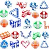 DHLミニマジックキューブインテリジェンストイズヘビシェイプ玩具ゲーム3Dキューブパズルツイストパズルギフトランダムインテリジェンススーパートップギフト