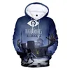 Luvtröjor herr Sweatshirts Little Nightmares Hoodie Barn 3D Sweatshirt Långärmad Pojkar/Flickor Träningsoverall Harajuku Streetwear Pullovers