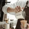 MHW-3BOMBER Milk Frother Pitcher Jugs Crocodile Spout Stainless Steel Foam Coffee Pull Flower Accessories Barista Tools