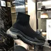 2021 Designer Men Women Stretch Sock Boots Plataforma Couples Shoe Slip On Mens Treinadores Bot Bot Casual Balck Sapatina feminina Tênis Autumn inverno