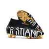 Chaussures de football de haute qualité Mercurial Superfly VI 360 Elite FG KJ 6 XII 12 CR7 Ronaldo Neymar Mens Femme Garçons High Football Sports Entraîneurs Sneakers