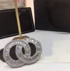 CH Crystal Brosch Diamond Stämpel på baksidan Varma Märke Smycken Lyx Avancerade Broscher för Designer Högkvalitativ Pins Utsökt Gift AAAAA högsta diskvalitet