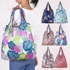 Home Storage Nylon Foldable Shopping Bags Reusable Eco-Friendly folding Bag Ladies Storage Bags DHP31