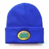 Parappa the Rapper Beanie Embroidery Winter Hat Cotton Frog Knitted Hat Skullies Beanies Hat Hip Hop Knit Cap Casual