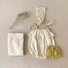 Letni styl Baby Halter Romper Girl Cippsuit Cloth 210515