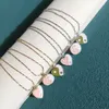 Collana del pendente dell'olio della gocciolamento multistrato geometrico dell'annata per la donna moda Yin e Yang Heart Collana gioielli regali