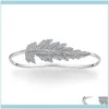 Bracelets de bracelet JewelryBangle Le cuivre haut de gamme à la mode est incrusté de bracelets de paume pour les femmes1 Drop Delivery 2021 8Onx5