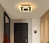 Plafoniere a LED lampara techo dormitorio Dimmerabile Montaggio a filo per cucina Corridoio Bagno Studio Plafon moderno