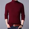 est trui mannen kleding winter dikke warme heren truien casual klassieke turtleneck cashmere trui mannen B0782 210518