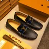 Um 2022 Qualidade superior Marca formais vestido de sapatos para suave preto genuíno couro apontado toe homens negócios oxfords casual tamanho 38-46 com caixa