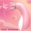 Succhiare il vibratore per le donne Leccare la lingua Clitoride Massaggio della fica Stimolatore del capezzolo Giocattoli del sesso Massaggio al seno della vagina Erotico SexShop P0818