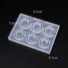 Baking Moulds Flat Rings Mould Collection Handmade Jewelry Tools DIY Making Ring Silicone Molds For Resin Crystal Epoxy2463