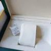 Top Quality Dark Green Watch Boxes Gift Case Booklet Card Tags And Papers Watches cases295q