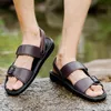 Damskie transgraniczne męskie sandały o wysokiej sprzedaży Sandały męskie 2021 Summer Summe Sole Sole Casual Beach Trend Sandas and Kappers Kod: 35QX-K701 58426