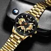 NIBOSI Mens Watches Blue Men Watch Top Luxury Brand Sport Chronograph Quartz Wristwatch Date Waterproof Relogio Masculino 210329