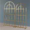 3PCS Grand Event Flower Arrangement Wedding Decoration Arch Frame Courtyard Engagement Backdrops Welcome Banner Stand Birthday Baptism Plinth Column Holder