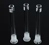 Downstem in vetro 18mm 14mm Down stem 6 dimensioni lunghezza Adattatore Nail Oil rig Diffusore tubo per fumare tubi bong acqua Narghilè