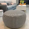 Clothing & Wardrobe Storage Nordic Sofa Foot Stool Square Step Round Low Houndstooth Footstool Living Room Shoe Changing Side Net Red Creati